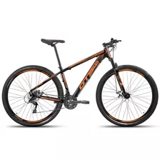 Bicicleta Aro 29 Gts Pro M5 Intense 24 Marchas Freio A Disco Cor Preto/laranja Tamanho Do Quadro 19