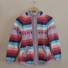 Campera De Lana De Alpaca Llama Multicolor