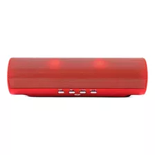 Caixa De Som Portátil Hot Sat Hsx-50 10w Bluetooth Usb Fm Cartão Sd Vermelha