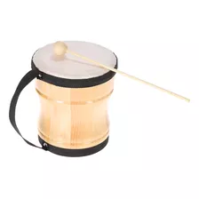 Bongos Children Instrument Kids Strap Drum Toy Wood With