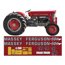 Kit Adesivos Massey Ferguson Mf 50x