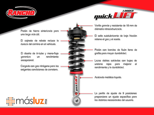 Kit 2 Ensambles Strut Resorte Del Quicklift Tacoma 05/19 Foto 2