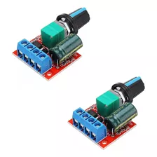 2 Pwm Controlador Velocidade Motor Dc 90w 5a Regulador