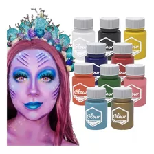 Maquillaje Artistico Hipoalergénico Líquido Glow Bodypaint