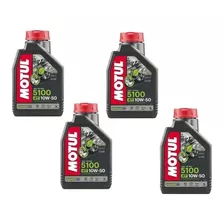 Kit Óleo Motul 5100 4t 10w50 4 Litros Semissintético Oferta