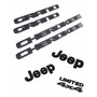 Par De Emblemas Grand Cherokee Logo Jeep Letras Larerales