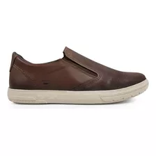 Sapatênis Pegada Slip On Masculino Em Couro 115962 38/43