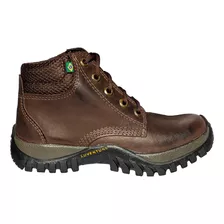 Bota Botina Masculina Couro Coturno Cano Curto P/ Trabalho