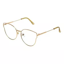 Foster Grant Renea - Gafas Azules Para Mujer, Oro Rosa Brill