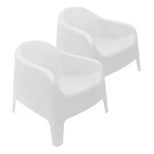 Combo X2 Sillones Jardin Sorrento Blanco Skarpo- Prestigio