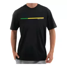 Camiseta Masculina Brasil In Made Desenho 100% Algodão 