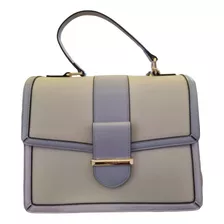 Bolsa Satchel Beige/lila Original Aldo