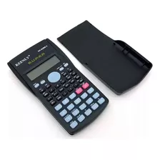 Calculadora Cientifica Con Tapa Keenly Kk-82ms-5 10 Digitos Color Negro
