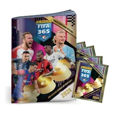 Livro Ilustrado Oficial Fifa 365 2024 Panini - Capa Mole + 20 Envelopes