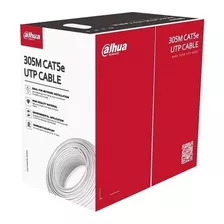 Cable Utp Cat5e 100% Cobre 305m Blanco Dahua Magnotecspa