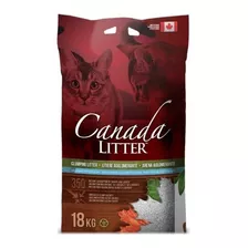 Arena Gato Canada Litter Talco 18kg X 18kg De Peso Neto