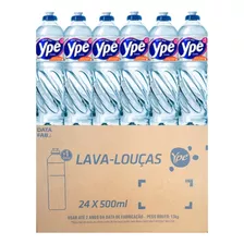 Detergente Lava Louças Ype Clear 500ml Caixa Fechada 24un