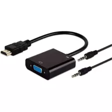 Cabo Adaptador E Conversor Hdmi Para Vga Cc-hv100