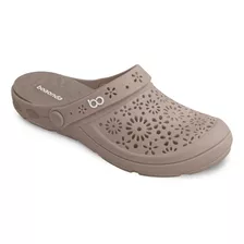 Sapato Ortopédico Clog Boa Onda Nellie Feminino Capuccino