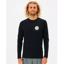 Camiseta De Lycra Rip Curl Icons Of Surf Black 