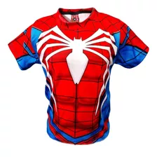 Playera Spider Man Niño. Sublimada Calidad Premium Hd 