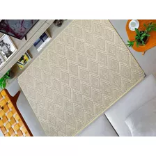 Tapete Lancer Sisllê Sala 2,50x2,00 Sisal Antiderrapante Lavável Desenho S569b