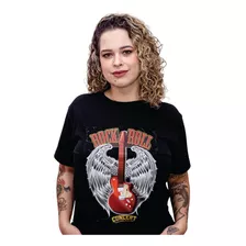 Camiseta Estampada Rock