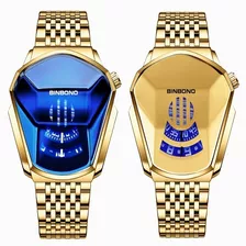Relógio Binbond Luxo Moda Sport Watch 2 Unidades