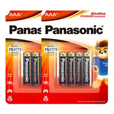 8 Pilhas Alcalinas Aaa Panasonic (2 Cartelas)