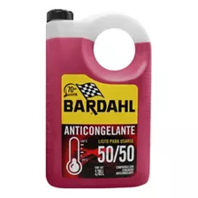 Líquido Refrigerante Bardahl Bar 14783 Anticongelante 50/50 Rojo 3.785l