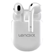 Fone De Ouvido Bluetooth In-ear Sem Fio Lfw61bt Lenoxx Bco Cor Branco