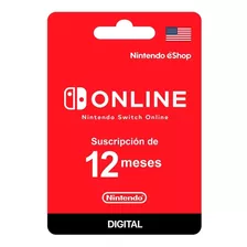 Gift Card Nintendo Online Eshop 12 Meses
