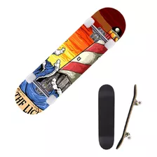 Patineta Skateboard Profesional Rueda Muda Completa80*20