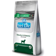 Alimento Vet Life Natural Canine Obesity & Diabetic Para Perro Adulto Todos Los Tamaños Sabor Mix En Bolsa De 10.1kg