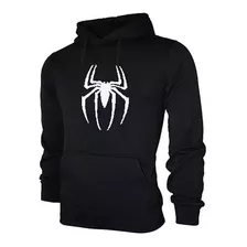 Moletom Aranha Blusa De Frio Moleton Canguru Spider Casaco