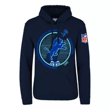 Sudadera Lions Detroit Leones Nfl Americano Gorro D5