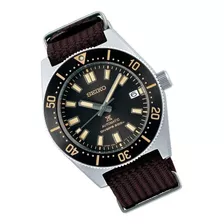 Reloj Seiko Prospex 1965 Automatic Diver 200m Spb239j1 Color De La Malla Marrón Oscuro Color Del Bisel Negro Color Del Fondo Negro