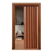 Puerta Plegable Acordeon Pvc Tivoli Caoba 90x200 Cm Hoggan