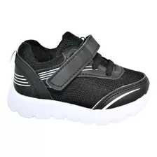 Zapatilla Deportiva Con Velcro Y Elasticos-wk070