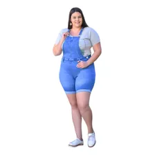 Jardineira Plus Size Jeans 70456