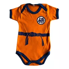 Body Temático Infantil Bebê - Goku