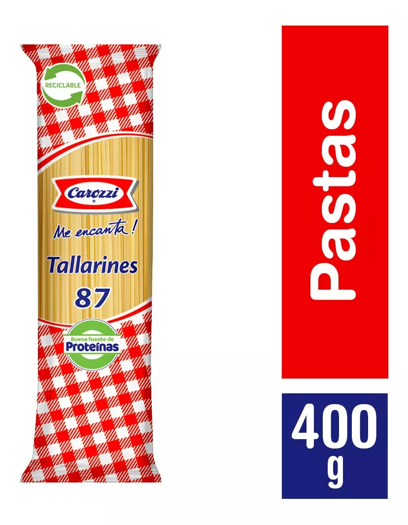 Carozzi Pasta Tallarin 87 400 Gr