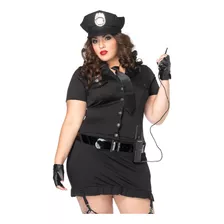 Leg Avenue Disfraz De Policía Con Sombrero Para Mujer, Talla