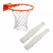 Red Net Malla Para Aro De Basket Basquet Basquetbol 2unid