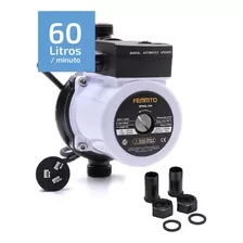 Bomba Presurizadora Agua Presion Femmto Bp60l-12m 12 Metros Color Negro Fase Eléctrica Monofásica Frecuencia 50 Hz