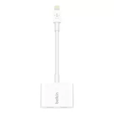 Adaptador 2 En 1 Splitter Lightning Audio + Carga Belkin