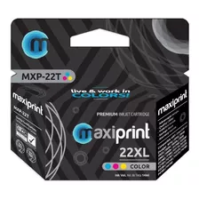 Cartucho Maxiprint Compatible Hp 22xl Tricolor (c9352cl)