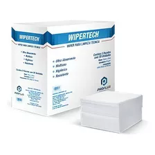 Wiper Para Limpeza Técnica Wipertech 100% Viscose C/50 Uni Cor Branco