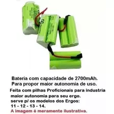 Bateria Asp. Electrolux Ergorapido Erg: 10 A 14+ Carregador