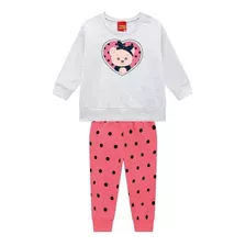 Conjunto Infantil Feminino Casaco + Calça Kyly 207576